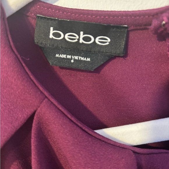 Bebe Rich Plum Midi Dress - Picture 3 of 9